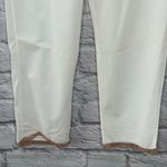 Vintage Rogers 2pc Womens Pajama Set Short Sleeve Pants Size 32 S Ivory Lace White Photo 8