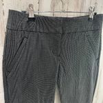 Loft Modern Fit Black Patterned Low Rise Ankle Modern Fit Pants Womens Size 0 Photo 1