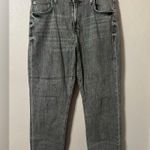 ZARA The Slim Cropped Pants Women's Light Gray color Denim Jeans Size 10 Photo 0