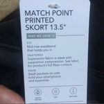 Athleta  Match Point Printed Skort 13.5" Size M Photo 3