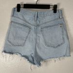 Madewell Mom Jean Short Shorts Size 27 High Rise Cutoff Light Wash Festival Boho Photo 1