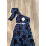 Kate Spade NWT  New York Target Blue Floral‎ One Shoulder Jumpsuit Size 0 Photo 6