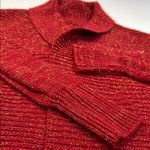 Ambiance Red Knit Cardigan Photo 15
