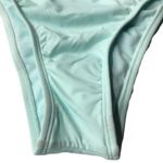 The Bikini Lab Rack Sold High Rise Bikini Bottoms Blue Green Small NWT Swimwear Photo 5