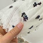 City Chic  White Floral Eyelet Tank Top Women XL Romantic Ruffle Adjustable Strap Photo 6