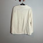 Ann Taylor  white half zip sweater Photo 4