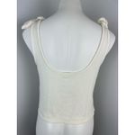 Marine layer Women's  White Lexi Rib Knit Small Photo 2