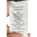 CAbi  Women's Jacket Houndstooth Model‎ 978 Lined Zip Up Snap Charcoal Tan Sz. 4 Photo 5