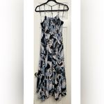 Free People Intimately Heat Wave Printed Maxi Dress in Black and Blue Photo 2