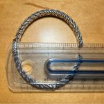 Judith Ripka Diamonique CZ Sterling Silver Hinged Cuff Bracelet Photo 15