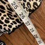 CaroleāLittle black and white animal print tie front blazer jacket 1x Photo 5