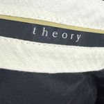 Theory  Pants Womens 2 Black Velvet Flat Front Flared Leg Classic Whimsigoth Dark Photo 7