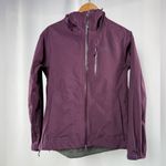 Outdoor Research Aspire Hooded‎ Rain Jacket in Purple Size Extra Small Photo 1