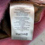 Maeve Anthropologie Cozy Ringer Fuzzy Sweatshirt Honey Brown and Pink NWT Photo 6