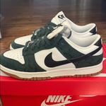 Nike NIB Dunk Low - Green Snake - Pro Green Black Sail - Size 9 Photo 4