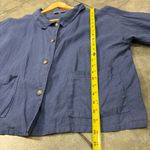 Bryn Walker Linen Button Up Shirt Size L Relaxed Lagenlook Pockets Minimalist Photo 8