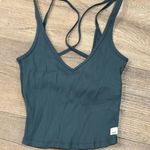 Vuori Blue Ribbed Tank Top Photo 1