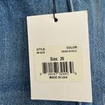 BRANDON MAXWELL The Cortlandt Denim Pant W/ Metallic Leather Combo Size 29 New Blue Photo 4