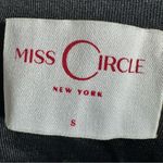 Miss Circle Zenaida Black Cutout High Slit Velvet Gown Size Small Photo 7