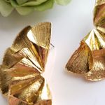 ZARA New!  Fan Earrings Photo 12