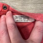 All Saints 2 red Elgar Cowl Neck Snap Back Dolman Sleeve Slouchy Sweater Photo 2