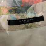 Simon Chang Denim Jacket 12 Floral Print Vintage Retro Artsy Statement Photo 3