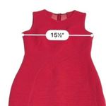 Taylor Women's Sleeveless Zip Up Ribbed Midi Dress Fuschia Hot Pink Size 2 Photo 5