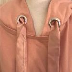 Game of Love NWOT ribbon tunic hoodie Pink Size M Photo 2