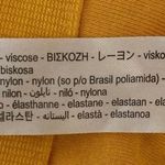 ZARA  Yellow Ribbed Knit Scoop Neck Stretch Pullover Activewear Sports Bra XS/S Photo 3