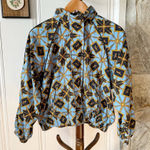 Vintage 90s Equestrian Horse Print Blue Swishy Track Jacket Size undefined Photo 0