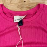 Universal Threads Universal Thread Women's Hot Pink Ribbed Long Sleeve Henley - Size XS - NWT Photo 1