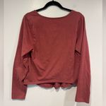 Torrid Red  corset‎ style longsleeve shirt Photo 2