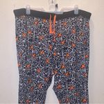 Celebrate Halloween spiderweb 3X comfy loungewear pajama pants Orange Photo 2