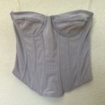 House Of CB M D-DD Demi demo Grey Underwired Corset NWOT Photo 3
