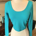 Material Girl Macys Crop Top Long Sleeve Shirt New Photo 1