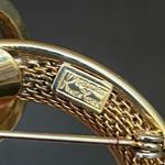 Vintage KRAMER of New York Signed Mesh Gold Photo 10