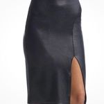 Commando Faux leather side slit skirt sz XL Photo 1