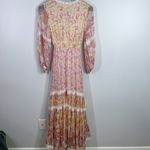 Rococo Sand candy long maxi belted dress size XS Pink Photo 2