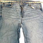 American Eagle Stovepipe Jeans Strigid Light Wash Women’s 14 Short Wide Leg Photo 8