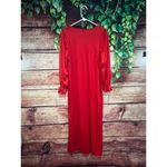 Vanity Fair Vintage Red Lace Nightgown Pajama Sleep Shirt Made in USA Medium Photo 4