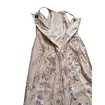 Adrianna Papell  Blush Floral Embroidered Halter Gown - Size 12 Photo 10