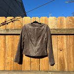 Calvin Klein faux suede jacket size 6 winter fall aesthetic Photo 2