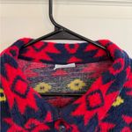 Vintage David Wayne Aztec Pullover Sweater Blue Photo 1