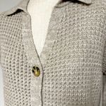 Freshman 1996 Cardigan Sweater Tan Size M Photo 2