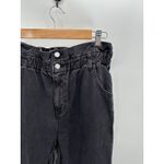 PacSun Black High-Rise Paperbag 100% Cotton Mom Jeans Women's Size 30 Photo 3