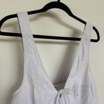 Free People  Mika Stripe Tank Peplum Nautical Top Adjustable Beach Vacation XL Photo 9