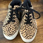 Qupid Tan Cheetah Print Sneakers size 6 Photo 2