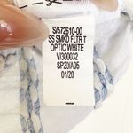 Gap  Blue and White Striped Short Sleeve Blouse Small Photo 3