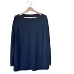 Talbots NWT Basket Weaver Knit Boat cotton blend sweater L Photo 1