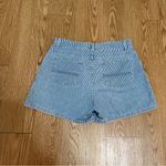Northcrest Blue Striped Jean Shorts 10 Photo 6